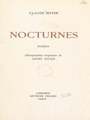 cover image of Nocturnes